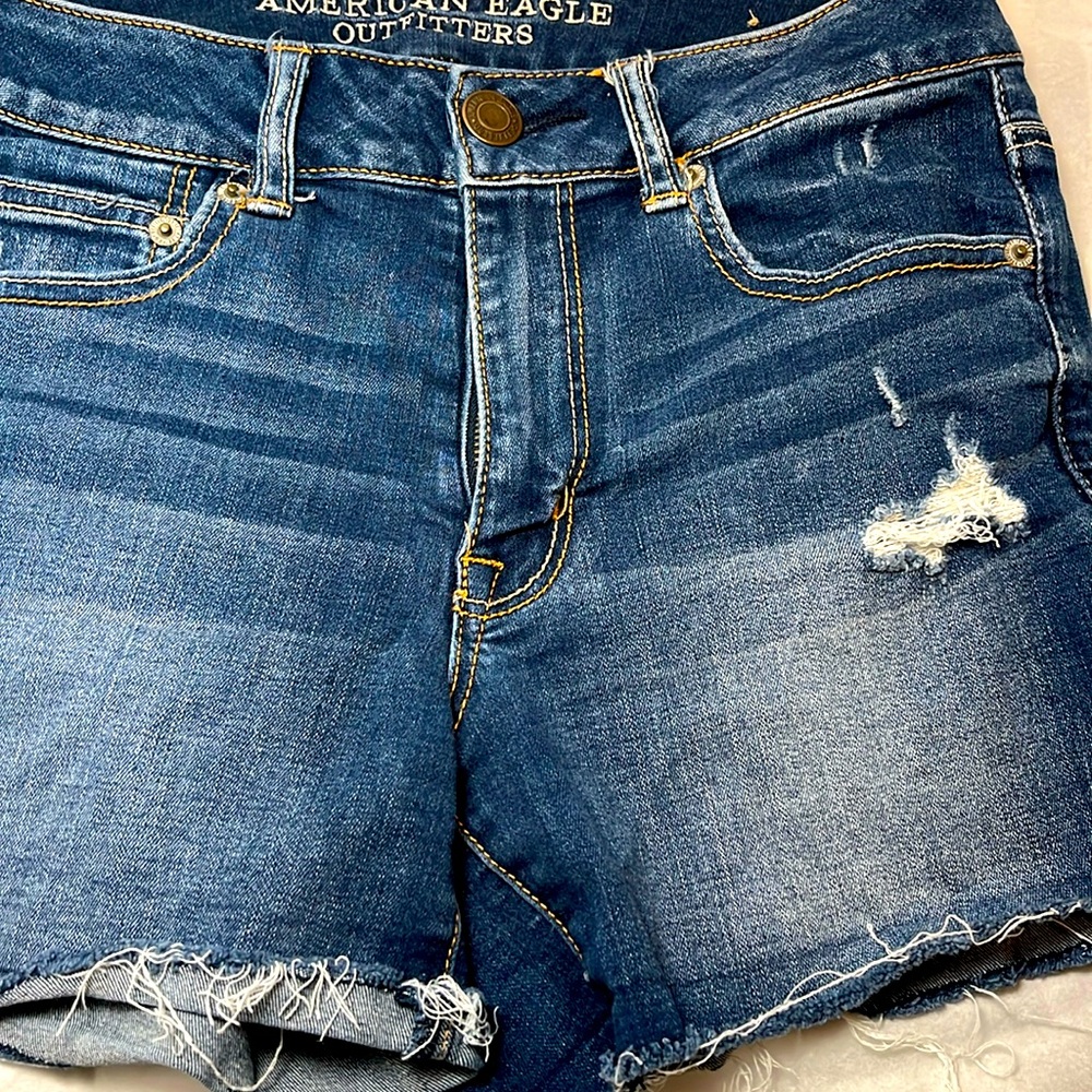 American Eagle Outfitters Blue Denim Shorts